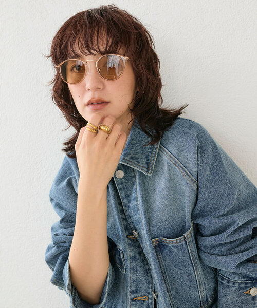 RIVE DROITE（リヴドロワ）の「【抜け感アイテム】ブラウンサングラス（サングラス・レディース・ブラウン・FREE）」の3枚目の写真