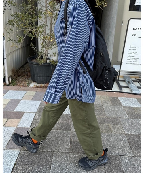 DEVICE（デバイス）の「【@___mika___livingコラボ】カラビナ付き パラコード巾着 バックパック（バックパック/リュック・レディース・ブラック・FREE）」の13枚目の写真