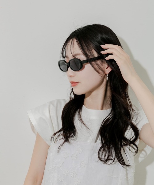 マーキュリー オーバル サングラス ダークシルバー マーキュリー オーバル サングラス ダークシルバー (BALENCIAGA