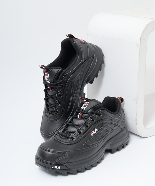 FILA厚底スニーカー (ブラック) FILA DISTORTER PREMIUM/ディストータープレミアム 厚底