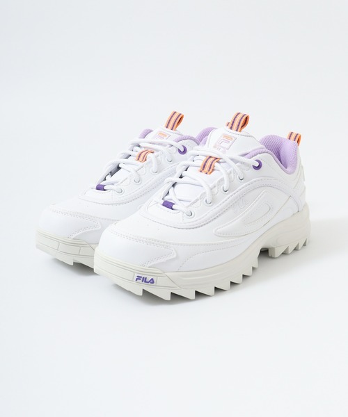 FILA(フィラ)の「FILA DISTORTER PREMIUM/ディストータープレミアム 厚底スニーカー(スニーカー・レディース・ホワイト系その他/ブラック/ホワイト/ホワイト系その他2/ベージュ・26/25/24.5/24/23.5/27/23)」の7枚目の写真