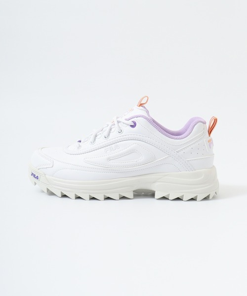 FILA(フィラ)の「FILA DISTORTER PREMIUM/ディストータープレミアム 厚底スニーカー(スニーカー・レディース・ホワイト系その他/ブラック/ホワイト/ホワイト系その他2/ベージュ・26/25/24.5/24/23.5/27/23)」の8枚目の写真