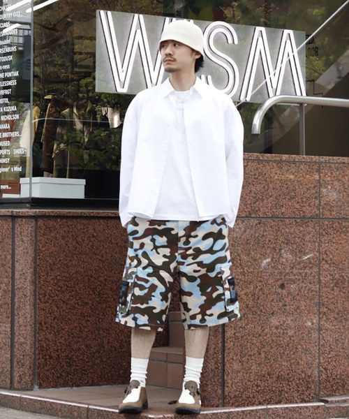 SEEALL（シーオール）の「【SEEALL / シーオール】 REGULAR COLLAR SHIRTS SAU53/ SH381/ I-001（シャツ/ブラウス・メンズ・ブラック/カーキ/ホワイト・46/48）」の10枚目の写真