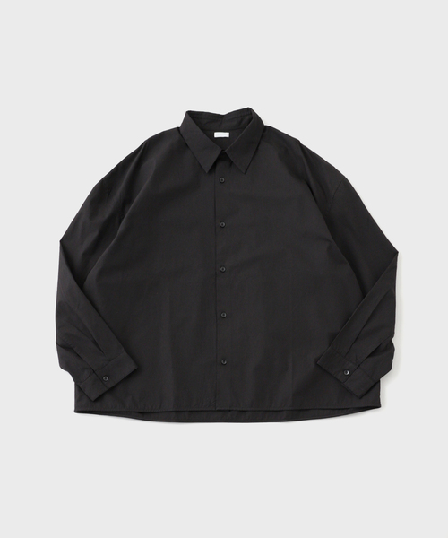 SEEALL（シーオール）の「【SEEALL / シーオール】 REGULAR COLLAR SHIRTS SAU53/ SH381/ I-001（シャツ/ブラウス・メンズ・ブラック/カーキ/ホワイト・46/48）」の12枚目の写真