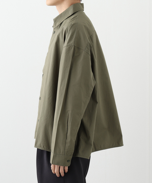 SEEALL（シーオール）の「【SEEALL / シーオール】 REGULAR COLLAR SHIRTS SAU53/ SH381/ I-001（シャツ/ブラウス・メンズ・ブラック/カーキ/ホワイト・46/48）」の19枚目の写真