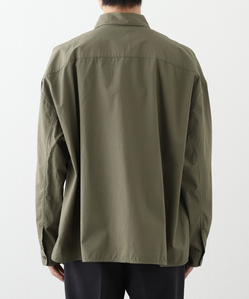 SEEALL（シーオール）の「【SEEALL / シーオール】 REGULAR COLLAR SHIRTS SAU53/ SH381/ I-001（シャツ/ブラウス・メンズ・ブラック/カーキ/ホワイト・46/48）」の20枚目の写真