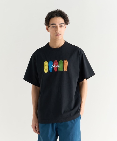 NANGA(ナンガ)の「ECO HYBRID TEE(SB PT)/エコハイブリッドティー (SB PT)(Tシャツ/カットソー・メンズ・ホワイト/ライトグレー/サーモンピンク/ブラック・L/XL/S/M)」の14枚目の写真