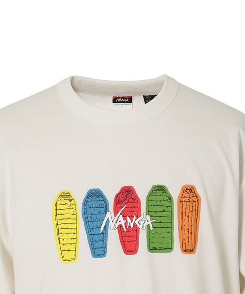 NANGA(ナンガ)の「ECO HYBRID TEE(SB PT)/エコハイブリッドティー (SB PT)(Tシャツ/カットソー・メンズ・ホワイト/ライトグレー/サーモンピンク/ブラック・L/XL/S/M)」の8枚目の写真