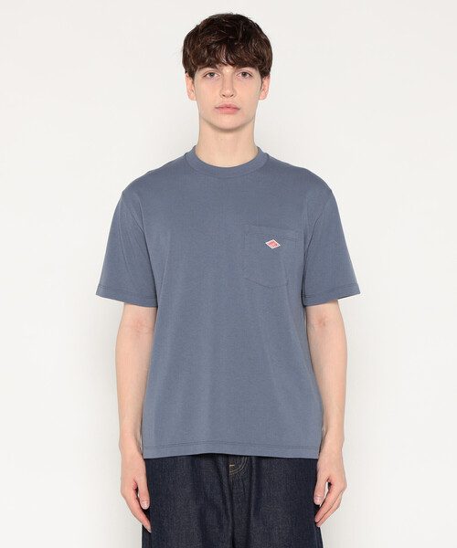 DANTON（ダントン）の「MEN'S SHORT SLEEVE POCKET T-SHIRT PLAIN（Tシャツ/カットソー・メンズ・ホワイト/ライトグレー/ブラック/ダークグリーン/ネイビー/ダークグレー/ブルー系その他/グレイッシュベージュ・S/XL/XXL/M/L）」の8枚目の写真