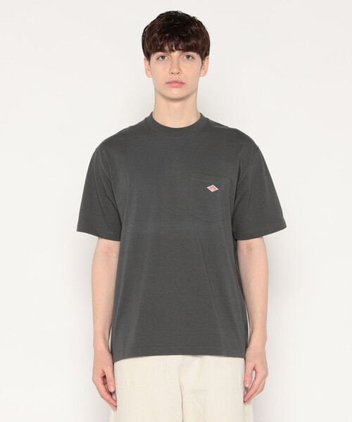 DANTON（ダントン）の「MEN'S SHORT SLEEVE POCKET T-SHIRT PLAIN（Tシャツ/カットソー・メンズ・ホワイト/ライトグレー/ブラック/ダークグリーン/ネイビー/ダークグレー/ブルー系その他/グレイッシュベージュ・S/XL/XXL/M/L）」の9枚目の写真