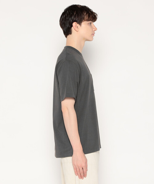 DANTON（ダントン）の「MEN'S SHORT SLEEVE POCKET T-SHIRT PLAIN（Tシャツ/カットソー・メンズ・ホワイト/ライトグレー/ブラック/ダークグリーン/ネイビー/ダークグレー/ブルー系その他/グレイッシュベージュ・S/XL/XXL/M/L）」の11枚目の写真