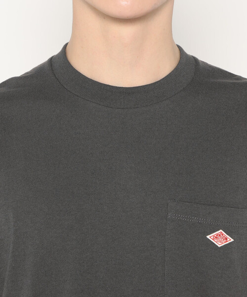 DANTON（ダントン）の「MEN'S SHORT SLEEVE POCKET T-SHIRT PLAIN（Tシャツ/カットソー・メンズ・ホワイト/ライトグレー/ブラック/ダークグリーン/ネイビー/ダークグレー/ブルー系その他/グレイッシュベージュ・S/XL/XXL/M/L）」の14枚目の写真