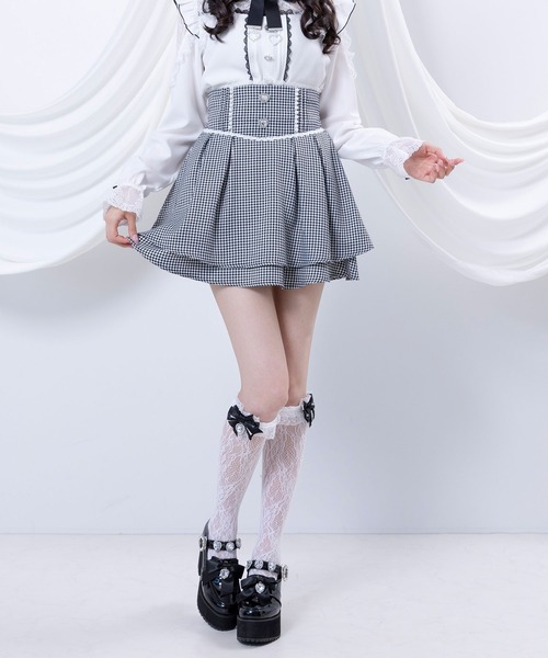DearMyLove(ディアマイラブ)の「パールビジューフレアスカート(スカート・レディース・グレー/ベージュ/ブラック・SMALL/3L/LL/LARGE/MEDIUM)」の22枚目の写真