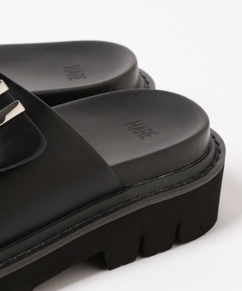 HARE（ハレ）の「ダブルバックルサンダル(HARE)（サンダル・メンズ・ブラック/ブラック系その他・MEDIUM/LARGE）」の13枚目の写真