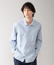 限定展開 速乾 ベンチレーション COLUMBIA BLACK LABEL/メンズ シェブロンリム ロングスリーブ シャツ オックスフォード /コロンビアブラックレーベル