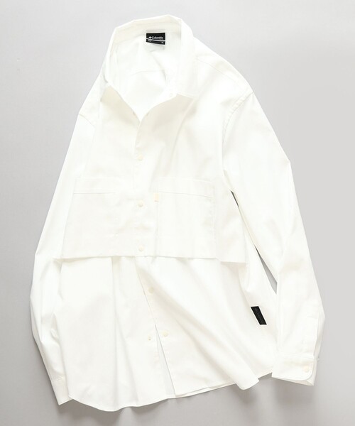 COLUMBIA BLACK LABEL／メンズ シェブロンリム ロングスリーブ シャツ