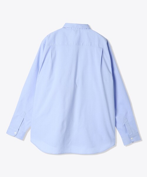 Columbia（コロンビア）の「速乾 ベンチレーション COLUMBIA BLACK LABEL／メンズ シェブロンリム  ロングスリーブ シャツ オックスフォード ／コロンビアブラックレーベル（シャツ/ブラウス・メンズ・ホワイト/ホワイト×ブルー/ブルー・S/M/L/XL）」の9枚目の写真