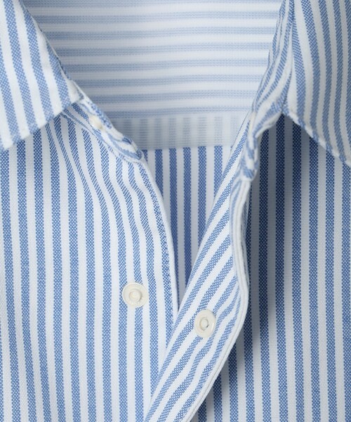 Columbia（コロンビア）の「速乾 ベンチレーション COLUMBIA BLACK LABEL／メンズ シェブロンリム  ロングスリーブ シャツ オックスフォード ／コロンビアブラックレーベル（シャツ/ブラウス・メンズ・ホワイト/ホワイト×ブルー/ブルー・S/M/L/XL）」の19枚目の写真