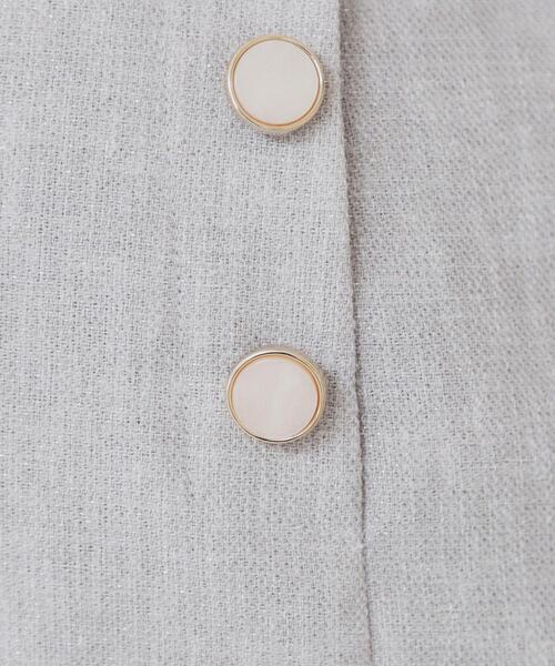 index（インデックス）の「リネンライクラメツイードラップタイトスカート/セットアップ対応【洗濯機洗い可】（スカート・レディース・ライトグレー/ブラック・38/36/40）」の7枚目の写真