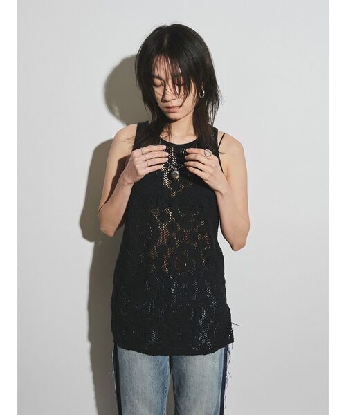 tシャツ 「Htage」バックデザインレーストップス レディース Htage】バックデザインレーストップス（Tシャツ/カットソー