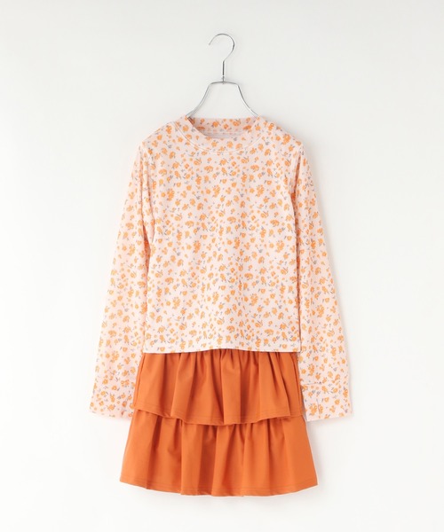 LOWRYS FARM（ローリーズファーム）の「【140-150サイズ】ガールセットＵＰＳＷＩＭ　 323964（水着・キッズ・オレンジ/ブラウン/パープル・140cm/150cm）」の3枚目の写真