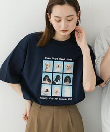 『ユニセックス』Dog graphic Short-Sleeve T-shirts