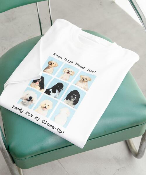 SENSE OF PLACE by URBAN RESEARCH（センスオブプレイスバイアーバンリサーチ）の「『ユニセックス』Dog graphic Short-Sleeve T-shirts（Tシャツ/カットソー・メンズ・グレー/ホワイト/ネイビー・MEDIUM/LARGE）」の12枚目の写真