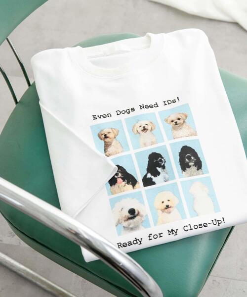 SENSE OF PLACE by URBAN RESEARCH（センスオブプレイスバイアーバンリサーチ）の「『ユニセックス』Dog graphic Short-Sleeve T-shirts（Tシャツ/カットソー・メンズ・グレー/ホワイト/ネイビー・MEDIUM/LARGE）」の13枚目の写真