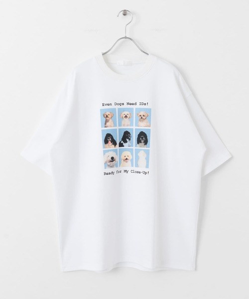 Tシャツ・カットソー [ODOR] Holly dog tee SD_931001_DOG TEE_BlackWhite.jpg