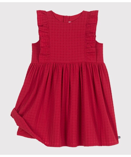 PETIT BATEAU(プチバトー)の「ワンピース(ワンピース・キッズ・レッド・6YEAR/8YEAR/10YEAR/12YEAR)」の5枚目の写真