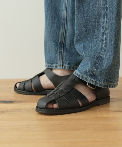 URBAN RESEARCH DOORS（アーバンリサーチドアーズ）の「Made in Japan グルカサンダル（サンダル・メンズ・ブラック/スミクロ・MEDIUM/LARGE）」の5枚目の写真