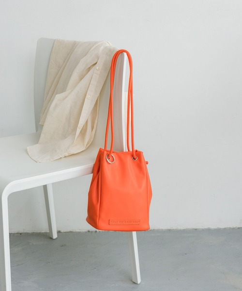 studio CLIP（スタディオクリップ）の「軽ラクロングハンドルトート（トートバッグ・レディース・オフホワイト/ブラック/その他2/オレンジ・FREE）」の14枚目の写真