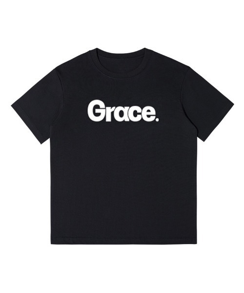 Ressaca(レサーカ)の「オーバーサイズGraceロゴプリントTシャツ(Tシャツ/カットソー・レディース・クリーム/ホワイト/グリーン/ブラウン/ネイビー/ブラック/ブルー・M/XL/L)」の14枚目の写真
