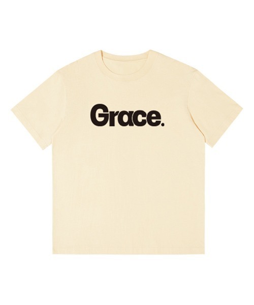 Ressaca(レサーカ)の「オーバーサイズGraceロゴプリントTシャツ(Tシャツ/カットソー・レディース・クリーム/ホワイト/グリーン/ブラウン/ネイビー/ブラック/ブルー・M/XL/L)」の15枚目の写真