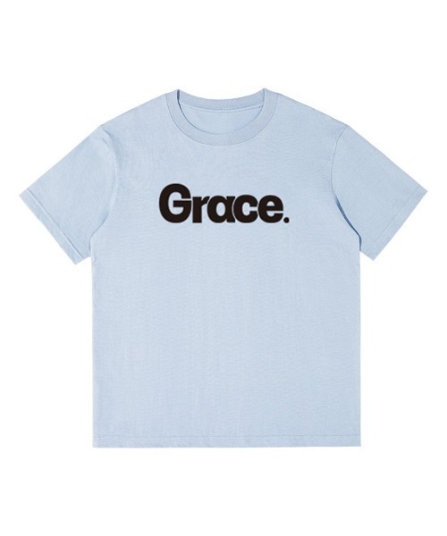 Ressaca(レサーカ)の「オーバーサイズGraceロゴプリントTシャツ(Tシャツ/カットソー・レディース・クリーム/ホワイト/グリーン/ブラウン/ネイビー/ブラック/ブルー・M/XL/L)」の16枚目の写真