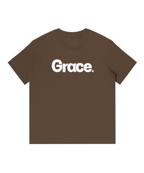 Ressaca(レサーカ)の「オーバーサイズGraceロゴプリントTシャツ(Tシャツ/カットソー・レディース・クリーム/ホワイト/グリーン/ブラウン/ネイビー/ブラック/ブルー・M/XL/L)」の18枚目の写真