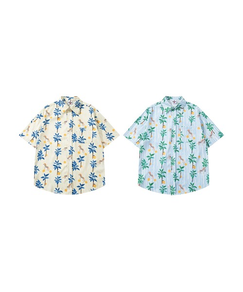 HOOK(フック)の「HOOK -original- ヴィンテージ風総柄アロハシャツ (SS)(シャツ/ブラウス・メンズ・A/B/C/D/E/F/G/H・MEDIUM/LARGE/X-LARGE)」の21枚目の写真