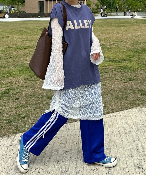 Alley Tokyo(アリートーキョー)の「ALLEYロゴどんT(Tシャツ/カットソー・レディース・レッド/ブルー・FREE)」の13枚目の写真