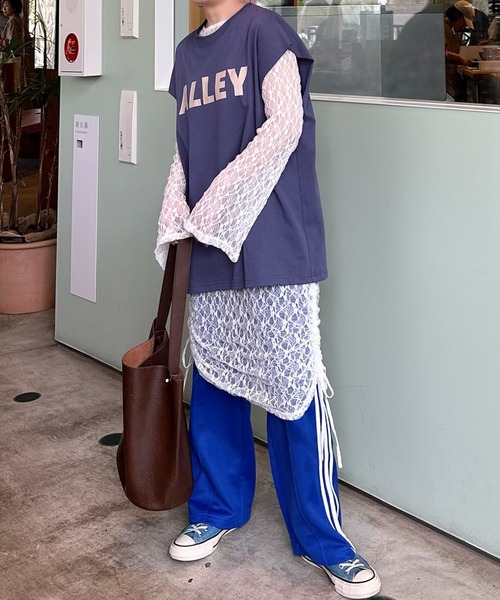 Alley Tokyo(アリートーキョー)の「ALLEYロゴどんT(Tシャツ/カットソー・レディース・レッド/ブルー・FREE)」の16枚目の写真