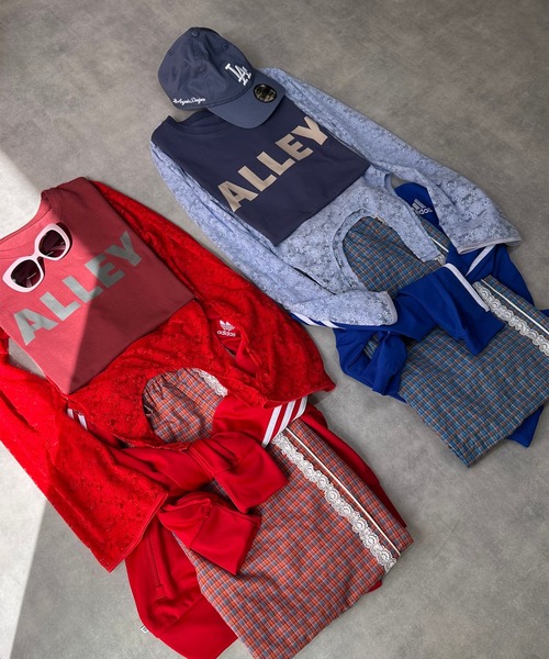 Alley Tokyo(アリートーキョー)の「ALLEYロゴどんT(Tシャツ/カットソー・レディース・レッド/ブルー・FREE)」の11枚目の写真