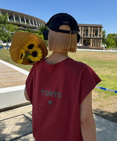 Alley Tokyo(アリートーキョー)の「ALLEYロゴどんT(Tシャツ/カットソー・レディース・レッド/ブルー・FREE)」の5枚目の写真