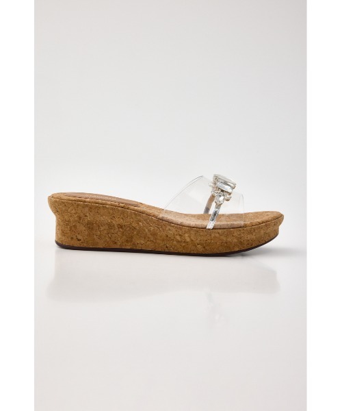 STACCATO(スタッカート)の「ティアラコルクプラットフォーム(サンダル・レディース・シルバー・22.5cm/23.5cm/24.0cm/24.5cm/23.0cm)」の4枚目の写真