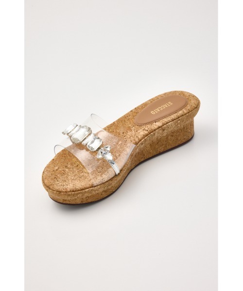 STACCATO(スタッカート)の「ティアラコルクプラットフォーム(サンダル・レディース・シルバー・22.5cm/23.5cm/24.0cm/24.5cm/23.0cm)」の8枚目の写真