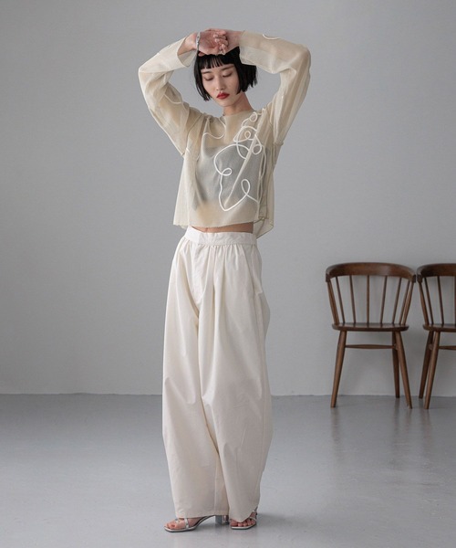 おひるね様確認用 セール】タックボリュームコクーンパンツ 327284（スラックス