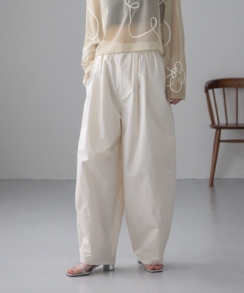 セール】タックボリュームコクーンパンツ 327284（スラックス