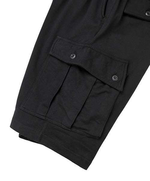 GOLD（ゴールド）の「東洋エンタープライズ GOLD / ゴールド：SWEAT CARGO SHORTS：25A-GL59481[MUS]（その他パンツ・メンズ・ブラック・M）」の4枚目の写真