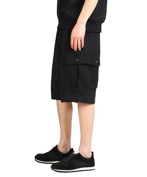 GOLD（ゴールド）の「東洋エンタープライズ GOLD / ゴールド：SWEAT CARGO SHORTS：25A-GL59481[MUS]（その他パンツ・メンズ・ブラック・M）」の8枚目の写真