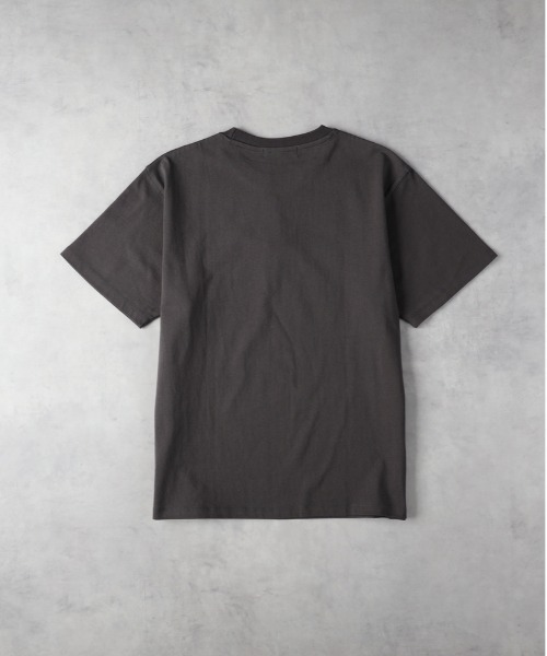Right-on(ライトオン)の「Other(ソノタ)【メンズ】ぼかしプリント&刺繍Tシャツ(Tシャツ/カットソー・メンズ・ダークグレー/ホワイト/グリーン・L/XL/M)」の9枚目の写真