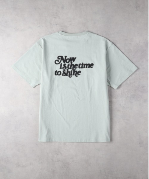 Right-on(ライトオン)の「Other(ソノタ)【メンズ】ぼかしプリント&刺繍Tシャツ(Tシャツ/カットソー・メンズ・ダークグレー/ホワイト/グリーン・L/XL/M)」の12枚目の写真