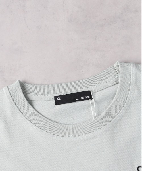 Right-on(ライトオン)の「Other(ソノタ)【メンズ】ぼかしプリント&刺繍Tシャツ(Tシャツ/カットソー・メンズ・ダークグレー/ホワイト/グリーン・L/XL/M)」の15枚目の写真